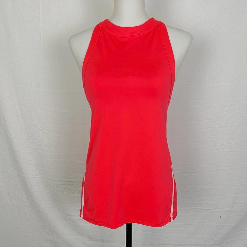 Athleta Womens Power Chi Athletic Top XXS Coral Moisture Wicking Racerback - Picture 3 of 12